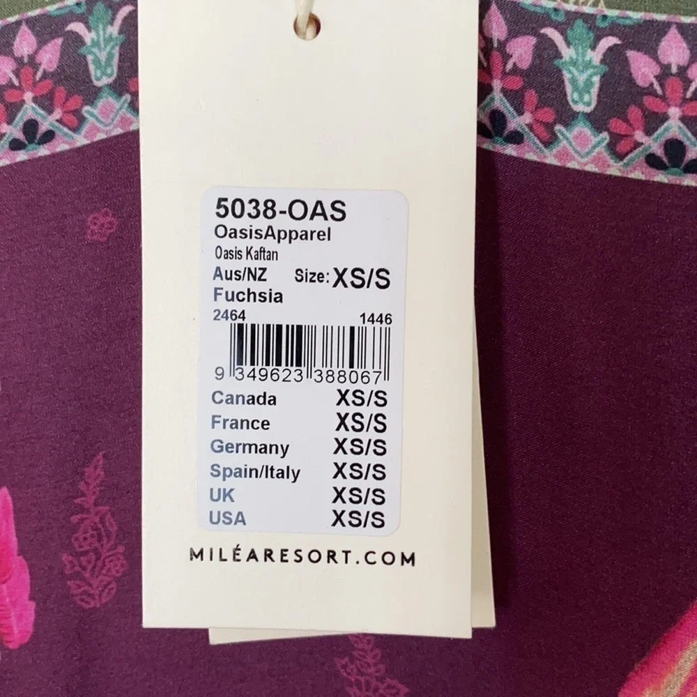 Milea by Seafolly Oasis Kaftan extra small NWT